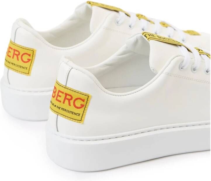 Iceberg Witte lage sneakers met XL zool White Heren