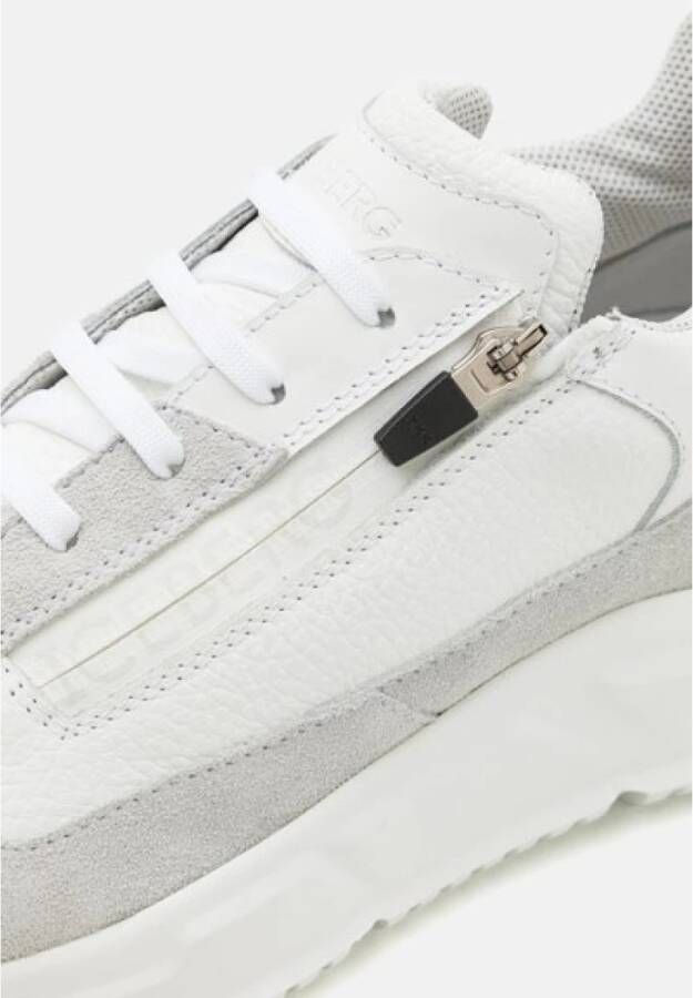 Iceberg Witte Leren Sneakers Multicolor Heren