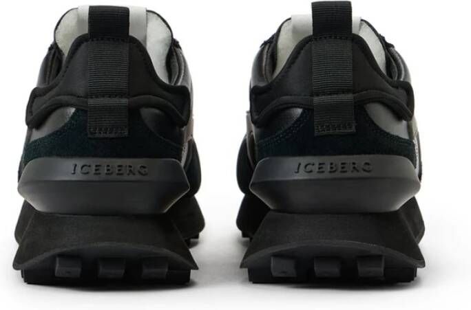 Iceberg Athletic-Inspired Sneakers Black Heren