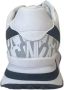 Icon Denim Witte Leren Sneaker met Logo Details White Heren - Thumbnail 2