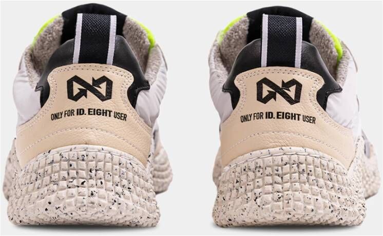 Id.eight Witte Gekreukelde Cocktail Schoenen Gangnam Stijl Multicolor Unisex