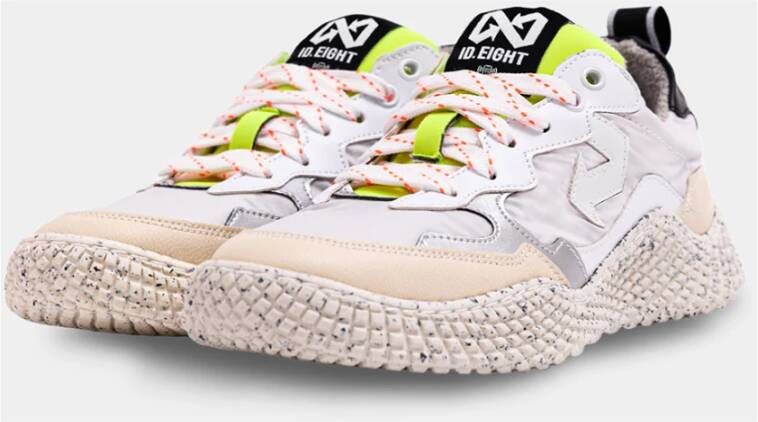 Id.eight Witte Gekreukelde Cocktail Schoenen Gangnam Stijl Multicolor Unisex