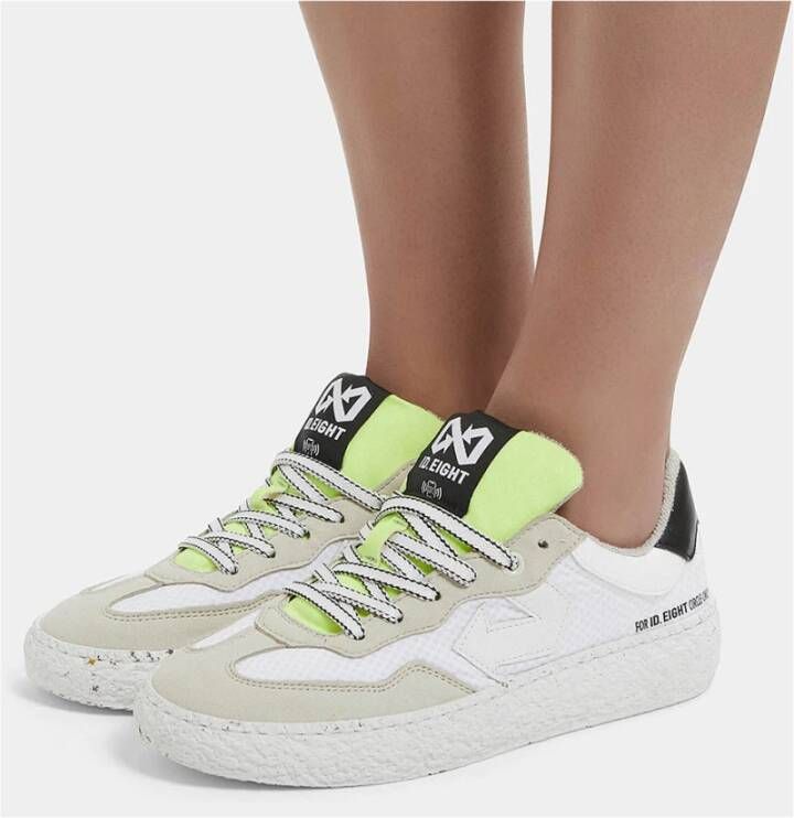 Id.eight Witte Crinkle Sneakers Multicolor Unisex