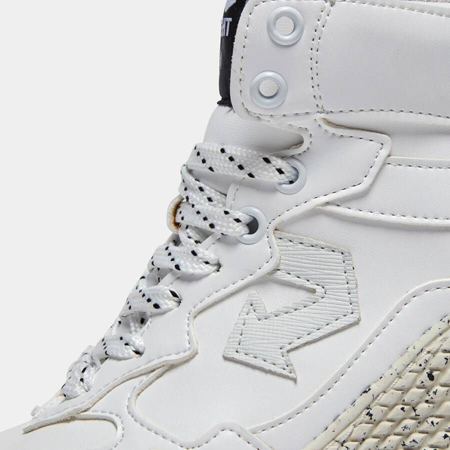Id.eight Witte Mid-Top Sneaker met Innovatieve Materialen White Unisex