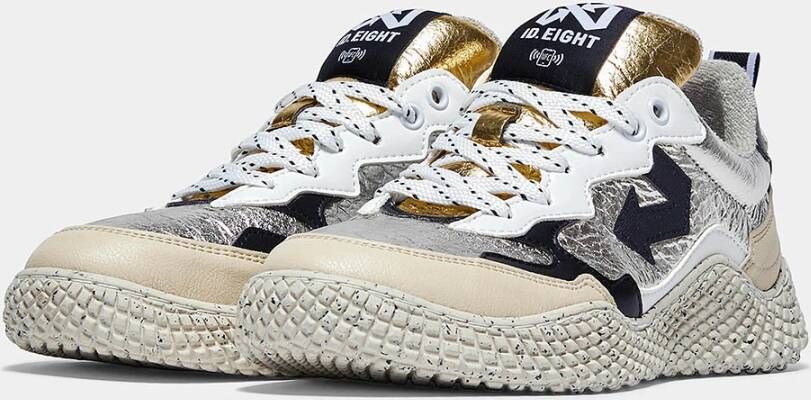 Id.eight Zilveren Urban Glam Sneaker Multicolor Unisex