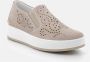 IGI&Co Beige Leren Tennissneakers Beige Dames - Thumbnail 2