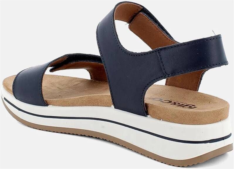 Igi&Co Blauwe Stijlvolle Schoenen