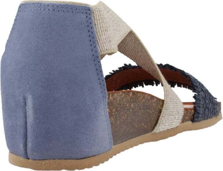 IGI&Co Stijlvolle Platte Sandalen voor Vrouwen Blue Dames
