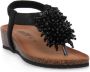 IGI&Co Flat Sandals Zwart Dames - Thumbnail 2