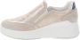 IGI&Co Leren en stoffen damessneakers Beige Dames - Thumbnail 6