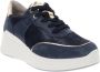IGI&Co Leren en stoffen damessneakers Blue Dames - Thumbnail 2