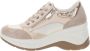 IGI&Co Leren en stoffen sneakers voor vrouwen Beige Dames - Thumbnail 5