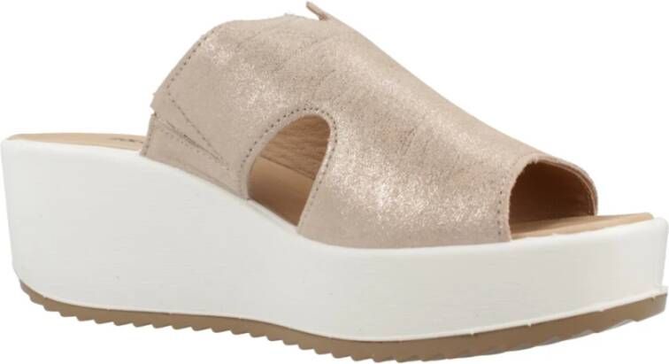 IGI&Co Sliders Beige Dames