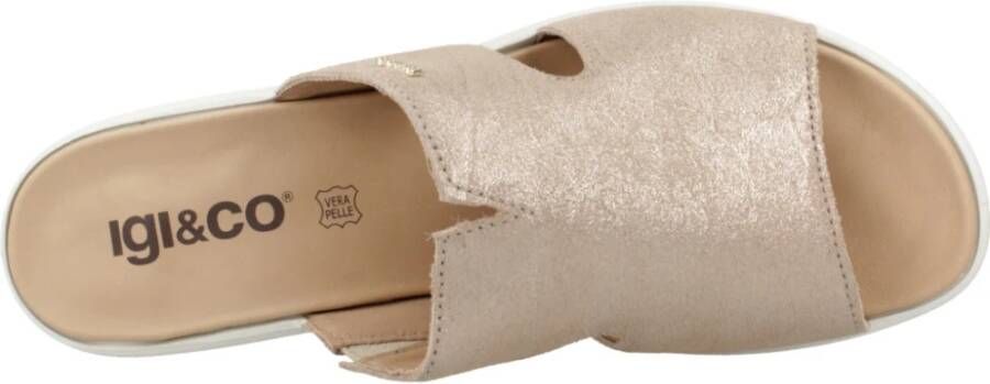 IGI&Co Sliders Beige Dames