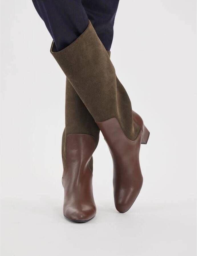 Ines De La Fressange Paris Hoge Laars MET 50 MM HAK Multicolor Dames