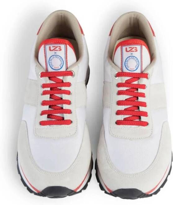 Ines De La Fressange Paris Canvas en Leren Sneakers Multicolor Dames