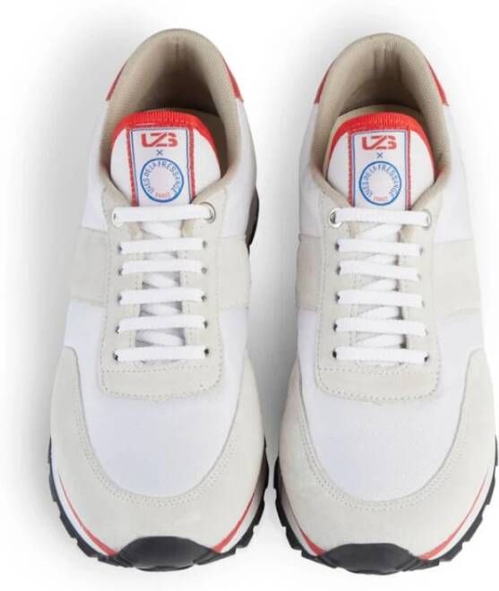 Ines De La Fressange Paris Canvas en Leren Sneakers Multicolor Dames