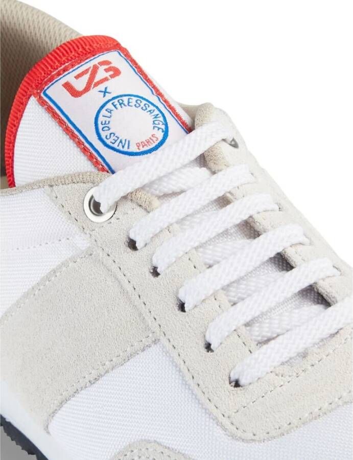 Ines De La Fressange Paris Canvas en Leren Sneakers Multicolor Dames