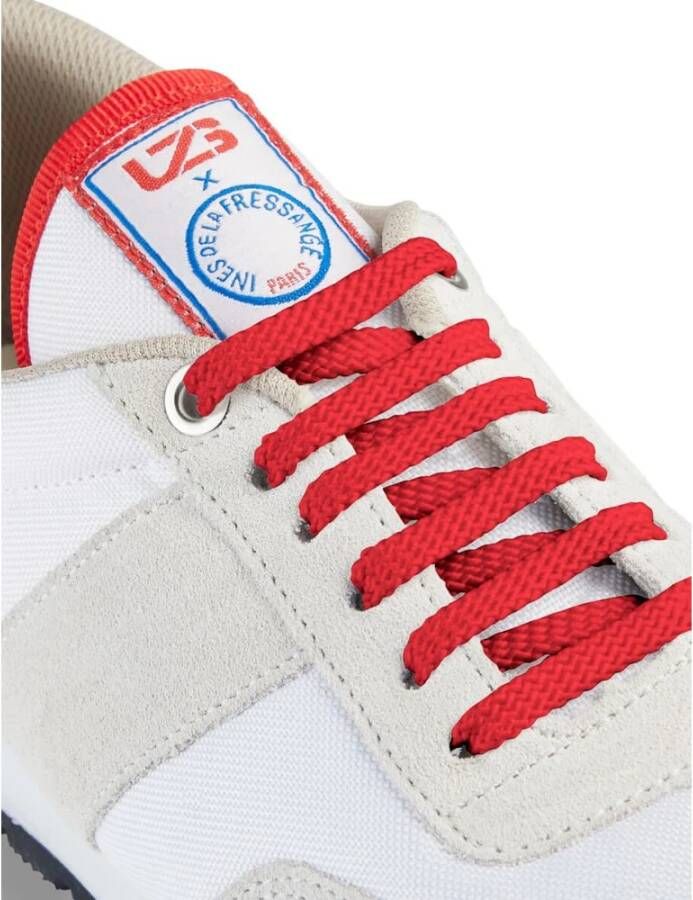 Ines De La Fressange Paris Canvas en Leren Sneakers Multicolor Dames
