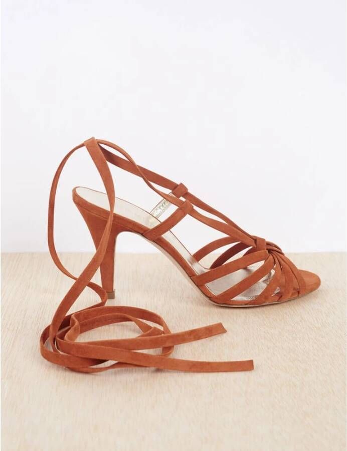 Ines De La Fressange Paris Ginger Swing Sandalen Brown Dames