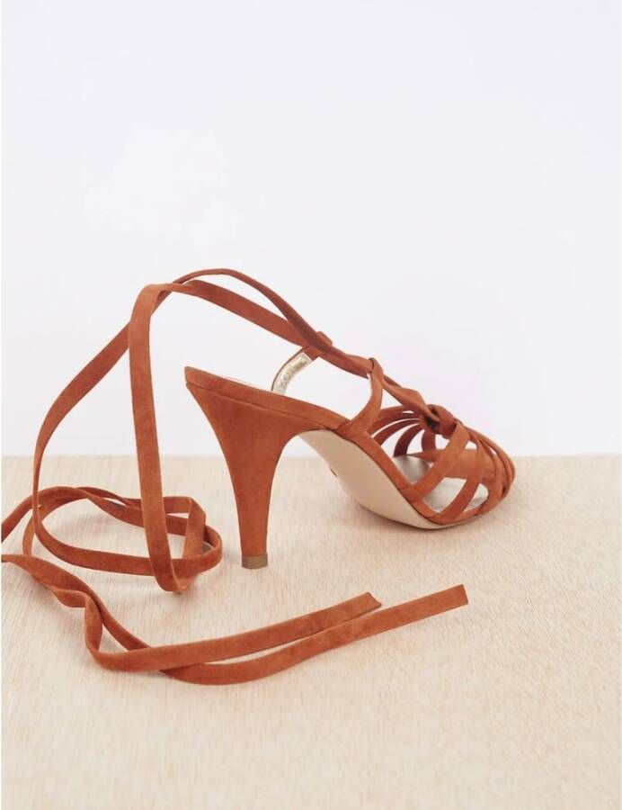 Ines De La Fressange Paris Ginger Swing Sandalen Brown Dames