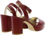 Ines De La Fressange Paris Zwarte platform sandaal Black Dames - Thumbnail 4
