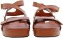 Ines De La Fressange Paris Zwarte platform sandaal Brown Dames - Thumbnail 4