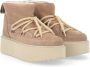 Inuikii Lage Platform Sandalen Beige Dames - Thumbnail 2