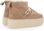 Inuikii Lage Platform Sandalen Beige Dames - Thumbnail 3