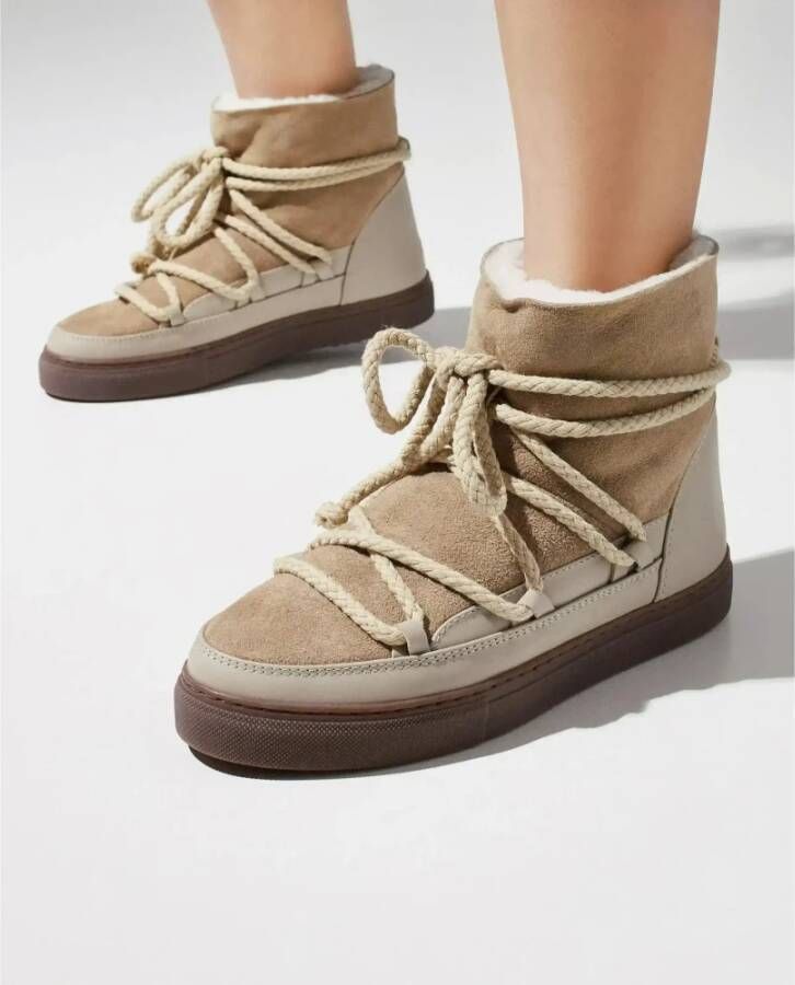 Inuikii Beige Suède Snowboots