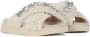 Inuikii Ivoire Slipper met Kruisdesign en Steentjes White Dames - Thumbnail 3