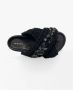 Inuikii Geweven Stenen Sandalen Black Dames - Thumbnail 12