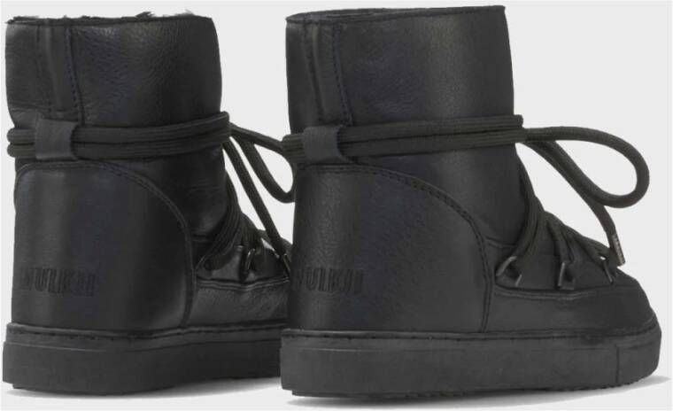 Inuikii Leren Sneaker Stijlvol en Comfortabel Zwart Dames