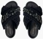 Inuikii Geweven Stenen Sandalen Black Dames - Thumbnail 10