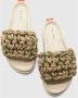 Inuikii Militaire Multilace Slides Beige Dames - Thumbnail 3