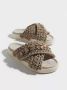 Inuikii Stijlvolle Sliders voor Dagelijks Comfort Beige Dames - Thumbnail 6