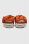 Inuikii Oranje Gerimpelde Band Sliders Orange Dames - Thumbnail 3