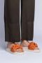 Inuikii Oranje Gerimpelde Band Sliders Orange Dames - Thumbnail 6