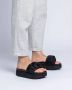 INUIKII Sandalen Fjord Flower Platform in zwart - Thumbnail 3