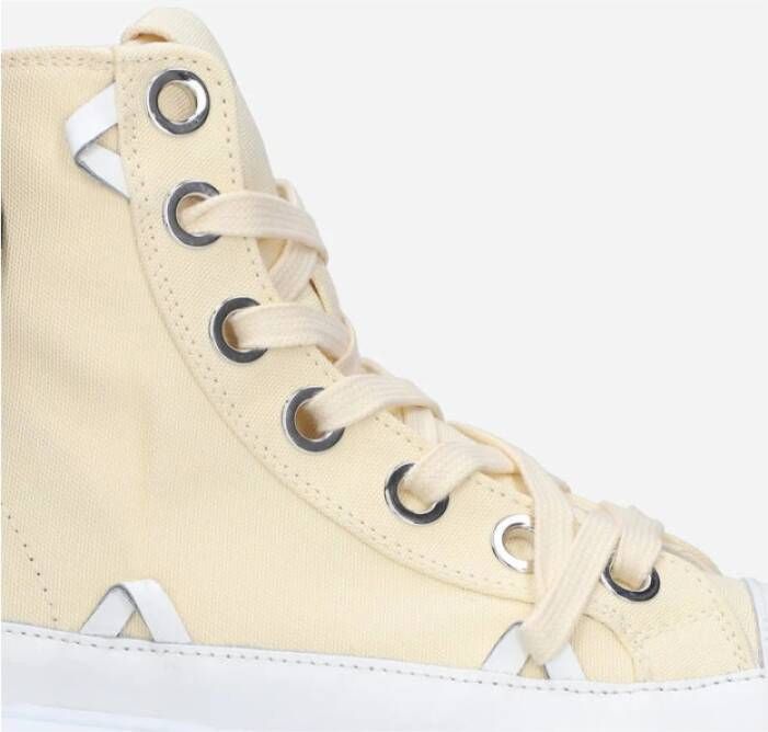 Inuikii High Matilda Canvas Sneakers Beige Dames