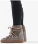 INUIKII Enkellaarsjes Dames Outdoor Snowboots Damesschoenen Suède Classic Sneaker Beige - Thumbnail 14