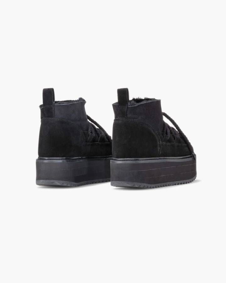 Inuikii Classic Low Platform Sneaker Black Dames