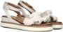 Inuovo Beige Ruffle Sandalen Stijlvol Zomer Beige Dames - Thumbnail 8