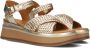 Inuovo Bruin Leren Kruisband Sandalen Yellow Dames - Thumbnail 8