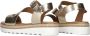 Inuovo Gouden Leren Sandalen Stijlvol Comfortabel Yellow Dames - Thumbnail 9