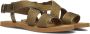 Inuovo Khaki Gevlochten Sandalen Green Dames - Thumbnail 8