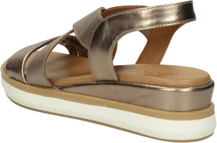 Inuovo Platte Sandalen Yellow Dames