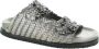 Inuovo Zilveren Sandalen met Gouden Gespen Gray Dames - Thumbnail 9