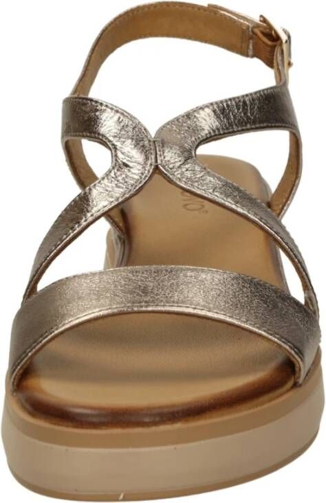 Inuovo Wig Sandalen Eco Leer Rubberen Zool