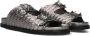 Inuovo Zilveren Sandalen met Gouden Gespen Gray Dames - Thumbnail 14